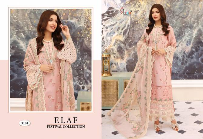Elaf By Shree 3104 To 3109 Designer Pakistani Suits Catalog
